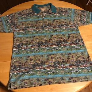 Vintage Hawaiian Islands Kahala Polo